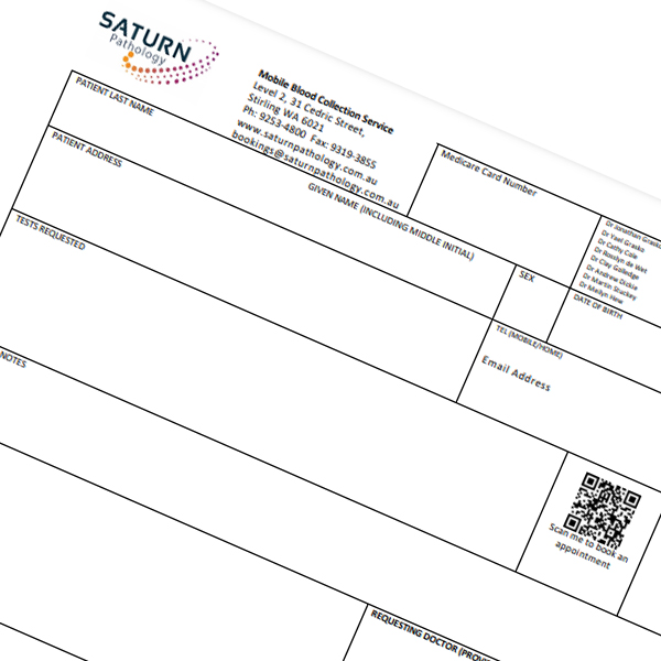 Saturn Pathology Accepts All Doctor Request Forms